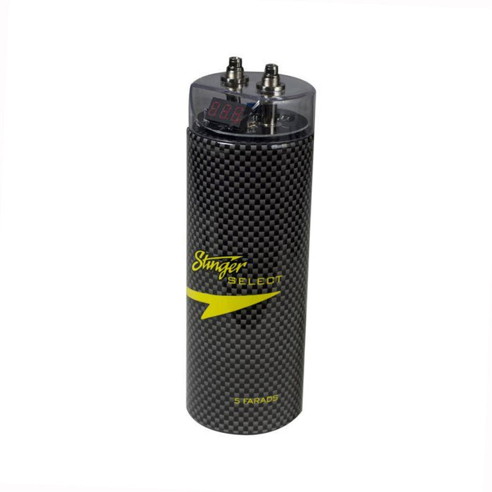 Stinger SSCAP5M Carbon Fiber 5 Farad Digital Capacitor 