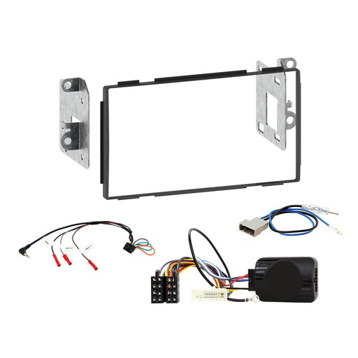Nissan Qashqai 2007-2013 Full Car Stereo Installation Kit, Bespoke Double DIN Fascia, Steering Wheel Interface, Plug and Play
