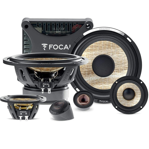 PS165F3E Focal Flax EVO 3-Way Component Speakers 6.5" 165mm and 3" 80mm | Max 160w