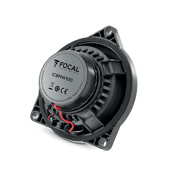 Focal IC-BMW-100 4-Inch 2-Way 80W Coaxial Speaker Kit for BMW Models | Quick Easy Plug & Play